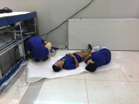 抢修遭台风重创的九洲港口岸，MK体育(中国)mk·官方网页版,义不容辞！